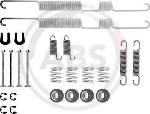 A.B.S. 0730Q - Комплектующие, барабанный тормозной механизм unicars.by