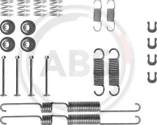 A.B.S. 0738Q - Комплектующие, барабанный тормозной механизм unicars.by