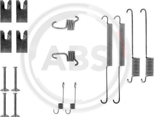 A.B.S. 0732Q - Комплектующие, барабанный тормозной механизм unicars.by