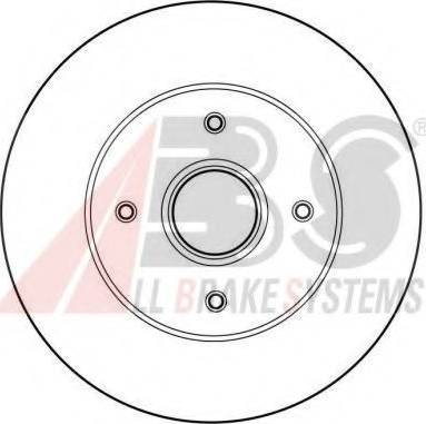 A.B.S. 16149 OE - Тормозной диск unicars.by