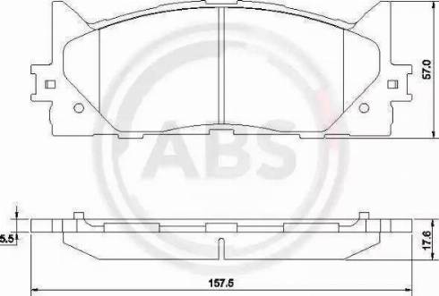 Remsa 1233.00 - Тормозные колодки, дисковые, комплект unicars.by