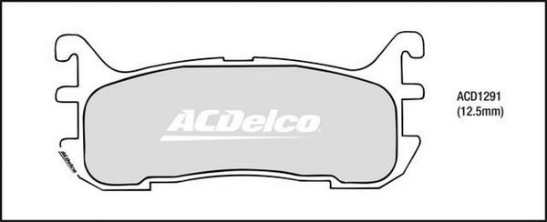 ACDelco ACD1291 - Тормозные колодки, дисковые, комплект unicars.by