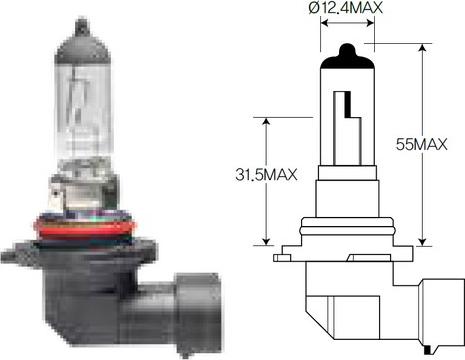 ACDelco ACH10 - Лампа накаливания, противотуманная фара unicars.by