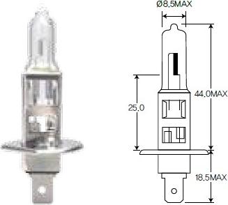 ACDelco ACH1 - Лампа накаливания, основная фара unicars.by