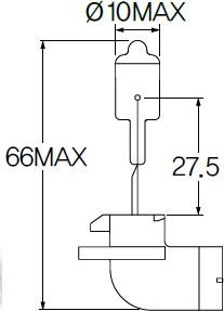 ACDelco ACH27W2 - Лампа накаливания, противотуманная фара unicars.by