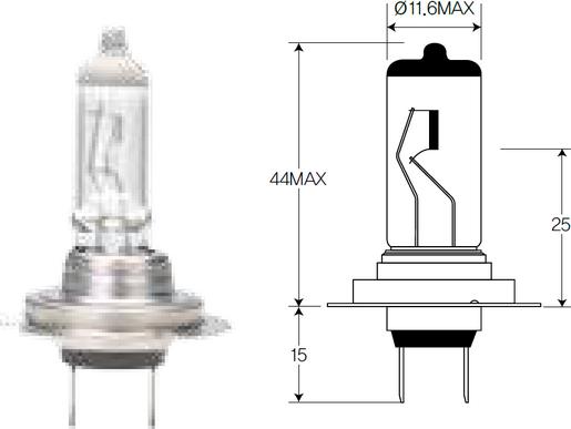 ACDelco ACH7LL - Лампа накаливания, основная фара unicars.by