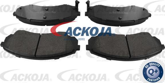 ACKOJA A52-0143 - Тормозные колодки, дисковые, комплект unicars.by