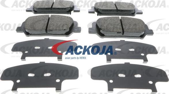 ACKOJA A52-0294 - Тормозные колодки, дисковые, комплект unicars.by