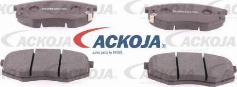 ACKOJA A52-2118 - Тормозные колодки, дисковые, комплект unicars.by