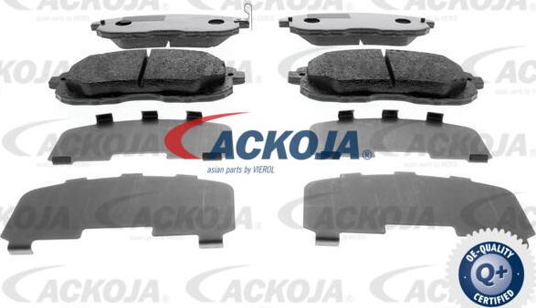 ACKOJA A64-0013 - Тормозные колодки, дисковые, комплект unicars.by