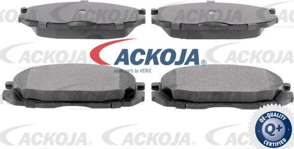 ACKOJA A38-0031 - Тормозные колодки, дисковые, комплект unicars.by