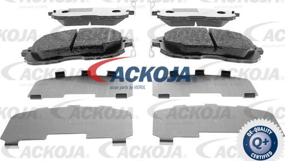 ACKOJA A38-0131 - Тормозные колодки, дисковые, комплект unicars.by