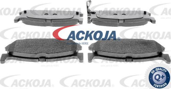 ACKOJA A32-0130 - Тормозные колодки, дисковые, комплект unicars.by