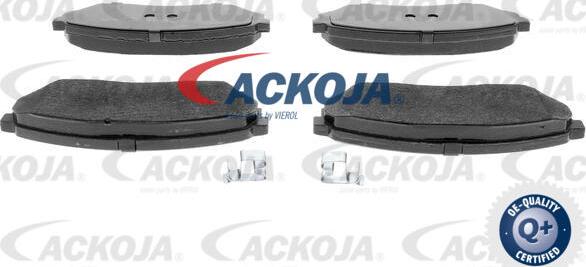 ACKOJA A37-0014 - Тормозные колодки, дисковые, комплект unicars.by