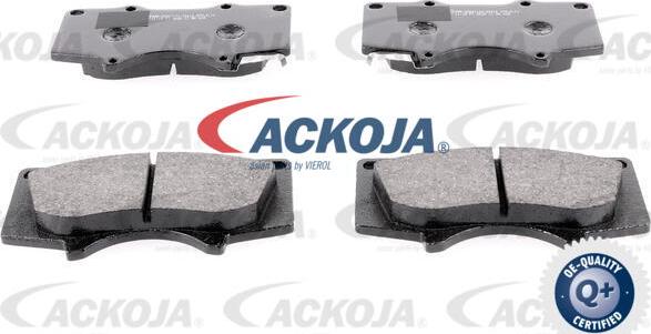 ACKOJA A37-0104 - Тормозные колодки, дисковые, комплект unicars.by