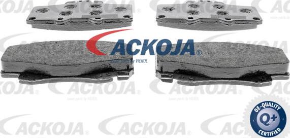 ACKOJA A70-0187 - Тормозные колодки, дисковые, комплект unicars.by