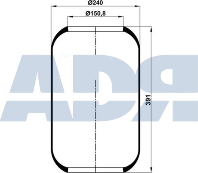 ADR 51550000 - Кожух пневматической рессоры unicars.by