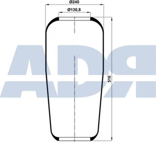 ADR 51695000 - Кожух пневматической рессоры unicars.by