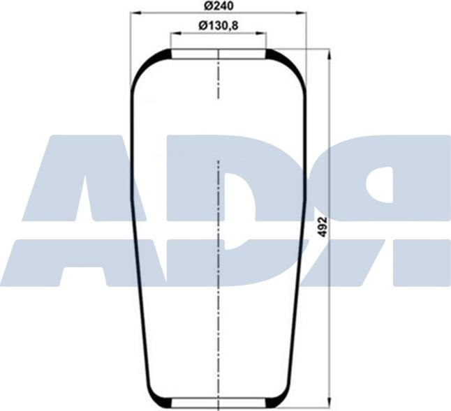 ADR 51602000 - Кожух пневматической рессоры unicars.by