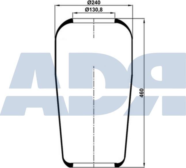 ADR 51619000 - Кожух пневматической рессоры unicars.by