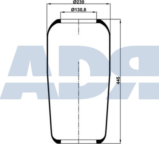 ADR 51077400 - Кожух пневматической рессоры unicars.by