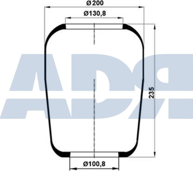 ADR 51149085 - Кожух пневматической рессоры unicars.by