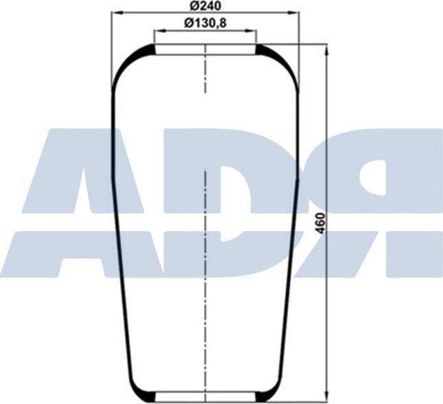 ADR 51805000 - Кожух пневматической рессоры unicars.by