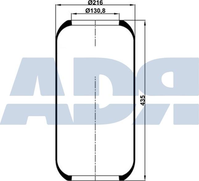 ADR 51834000 - Кожух пневматической рессоры unicars.by