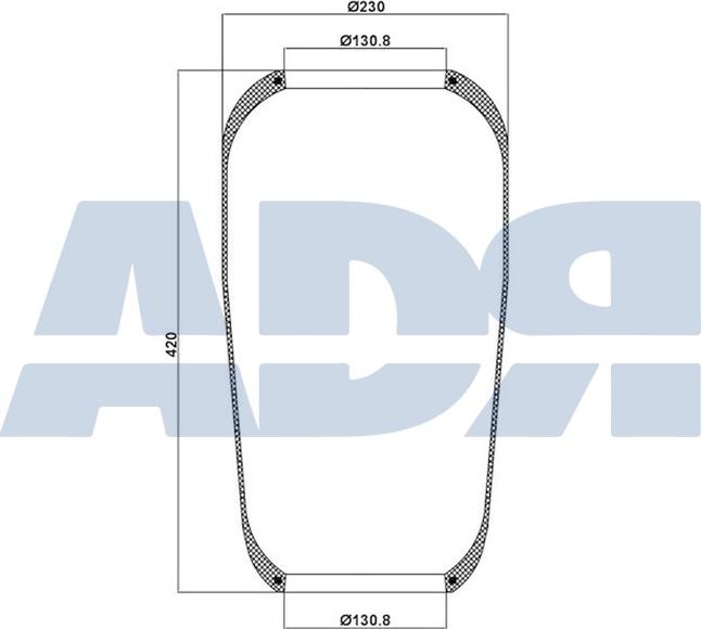 ADR 51773000 - Кожух пневматической рессоры unicars.by