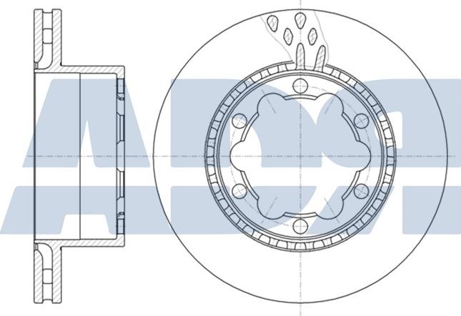 ADR 18533030 - Тормозной диск unicars.by