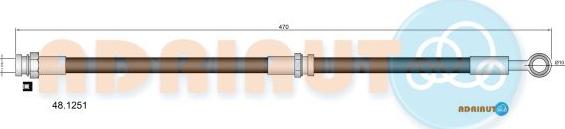 Adriauto 48.1251 - Тормозной шланг unicars.by