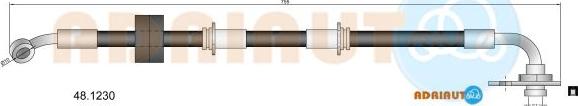 Adriauto 48.1230 - Тормозной шланг unicars.by