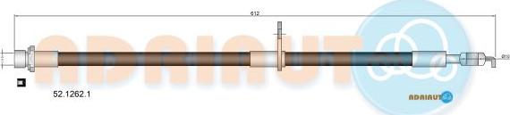 Adriauto 52.1262.1 - Тормозной шланг unicars.by