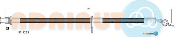 Adriauto 52.1289 - Тормозной шланг unicars.by