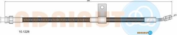Adriauto 10.1228 - Тормозной шланг unicars.by
