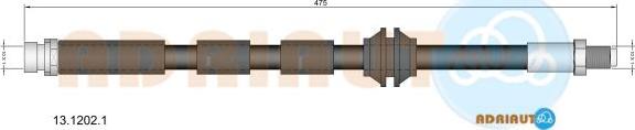 Adriauto 13.1202.1 - Тормозной шланг unicars.by