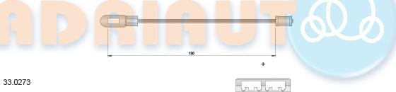 Adriauto 33.0273 - Тросик, cтояночный тормоз unicars.by