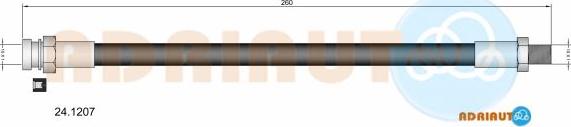 Adriauto 24.1207 - Тормозной шланг unicars.by