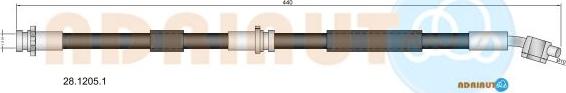 Adriauto 28.1205.1 - Тормозной шланг unicars.by