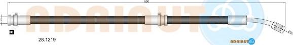 Adriauto 28.1219 - Тормозной шланг unicars.by