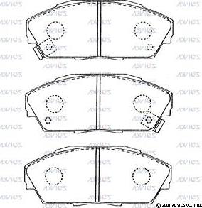 Aisin SN416P - Тормозные колодки, дисковые, комплект unicars.by