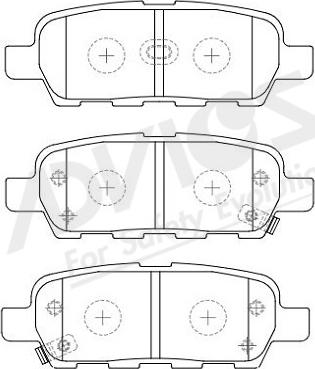 BSG BSG 63-202-004 - Тормозные колодки, дисковые, комплект unicars.by