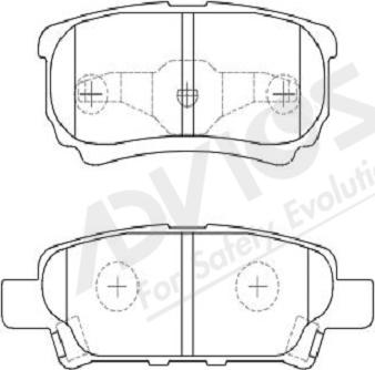 WXQP 42872 - Тормозные колодки, дисковые, комплект unicars.by