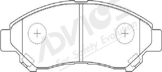 DJ Parts BP1440 - Тормозные колодки, дисковые, комплект unicars.by