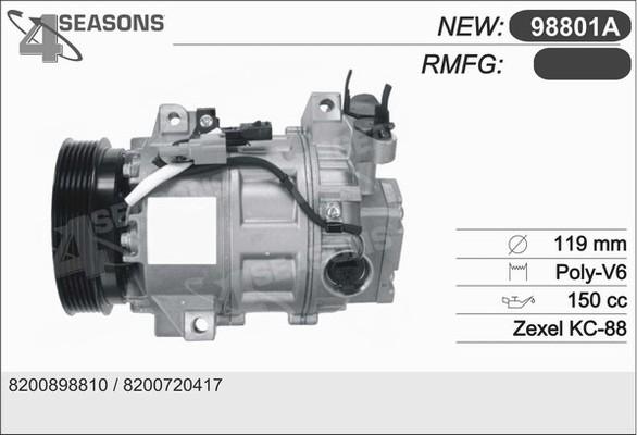 AHE 98801/A - Компрессор кондиционера unicars.by