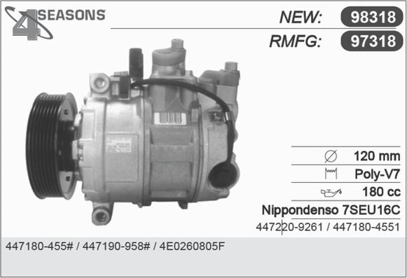 AHE 97318 - Компрессор кондиционера unicars.by