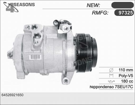 AHE 97325 - Компрессор кондиционера unicars.by