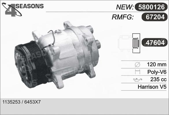 AHE 67204 - Компрессор кондиционера unicars.by