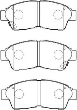 Aisin A1N048 - Тормозные колодки, дисковые, комплект unicars.by