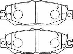 Herth+Buss Jakoparts J3612012 - Тормозные колодки, дисковые, комплект unicars.by